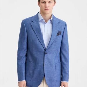 Nautica Light Gray Men's Blazer - Single-Breast Sport Coat